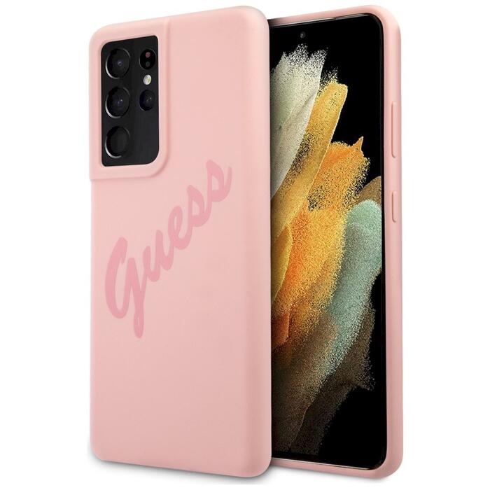Guess GUHCS21LLSVSPI Script Vintage Aizsargapvalks priekš