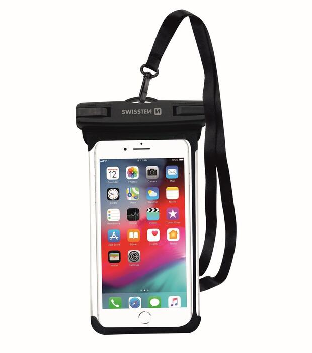 Swissten Ūdensnecaurlaidīgs Maciņš Telefoniem IPX (SW-WATERCASE-B)
