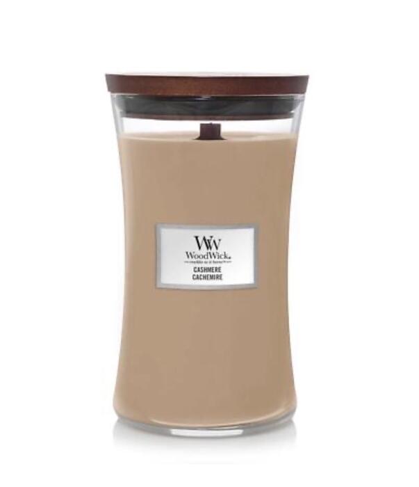 Woodwick Aromātiskā Svece Cashmere 609,5g (5038581141909)