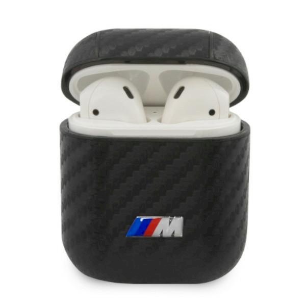 BMW BMA2WMPUCA AirPods 1/2 cover PU Carbon M Collection Защитный чехол для AirPods 1/2 / чёрный (BMA2WMPUCA)