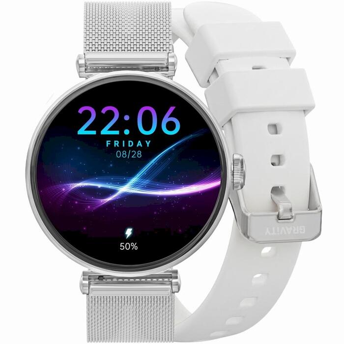 Smartwatch Gravity Viedpulkstenis ar 2 siksniņām