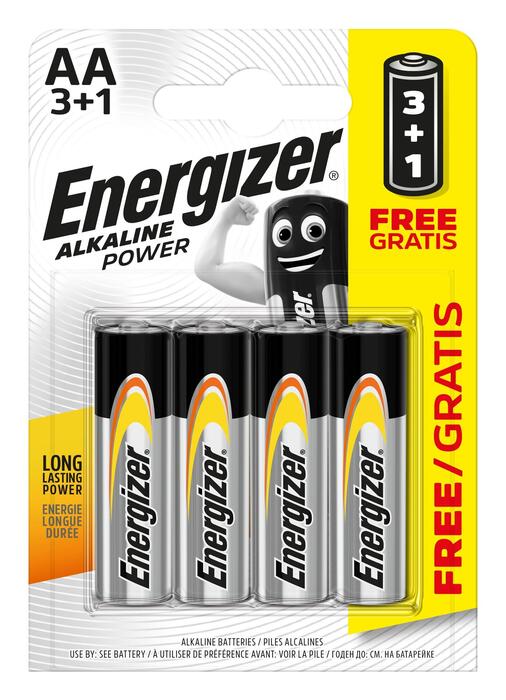Energizer AA/LR6 Alkaline Power Baterijas 4gab