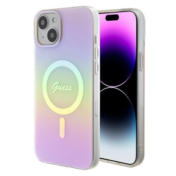 Guess IML Iridescent MagSafe Back Case