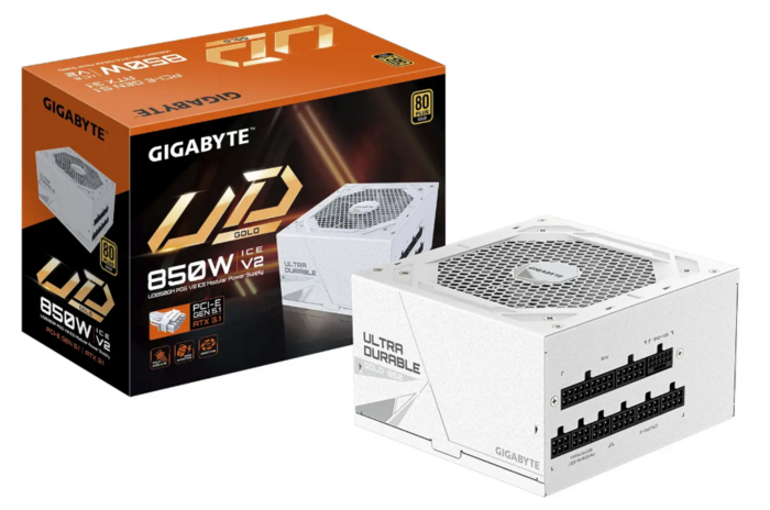 Gigabyte UD850GM PG5 V2 ICE Barošanas