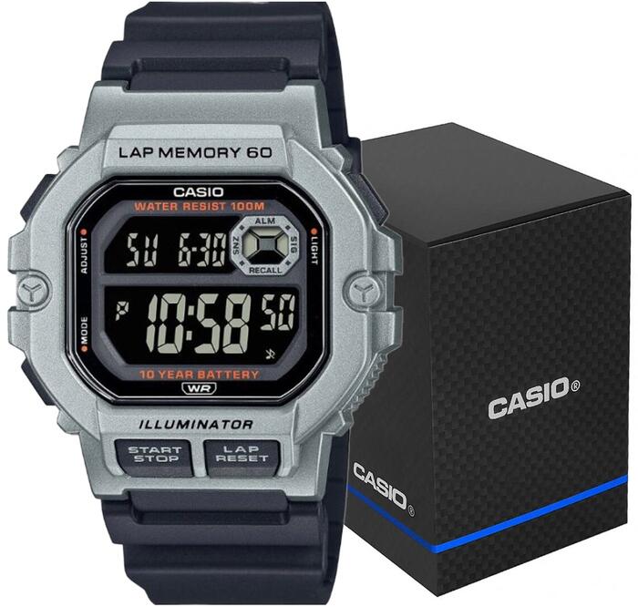 CASIO WS-1400H-1BVEF Unisex pulkstenis (WS-1400H-1BVEF)