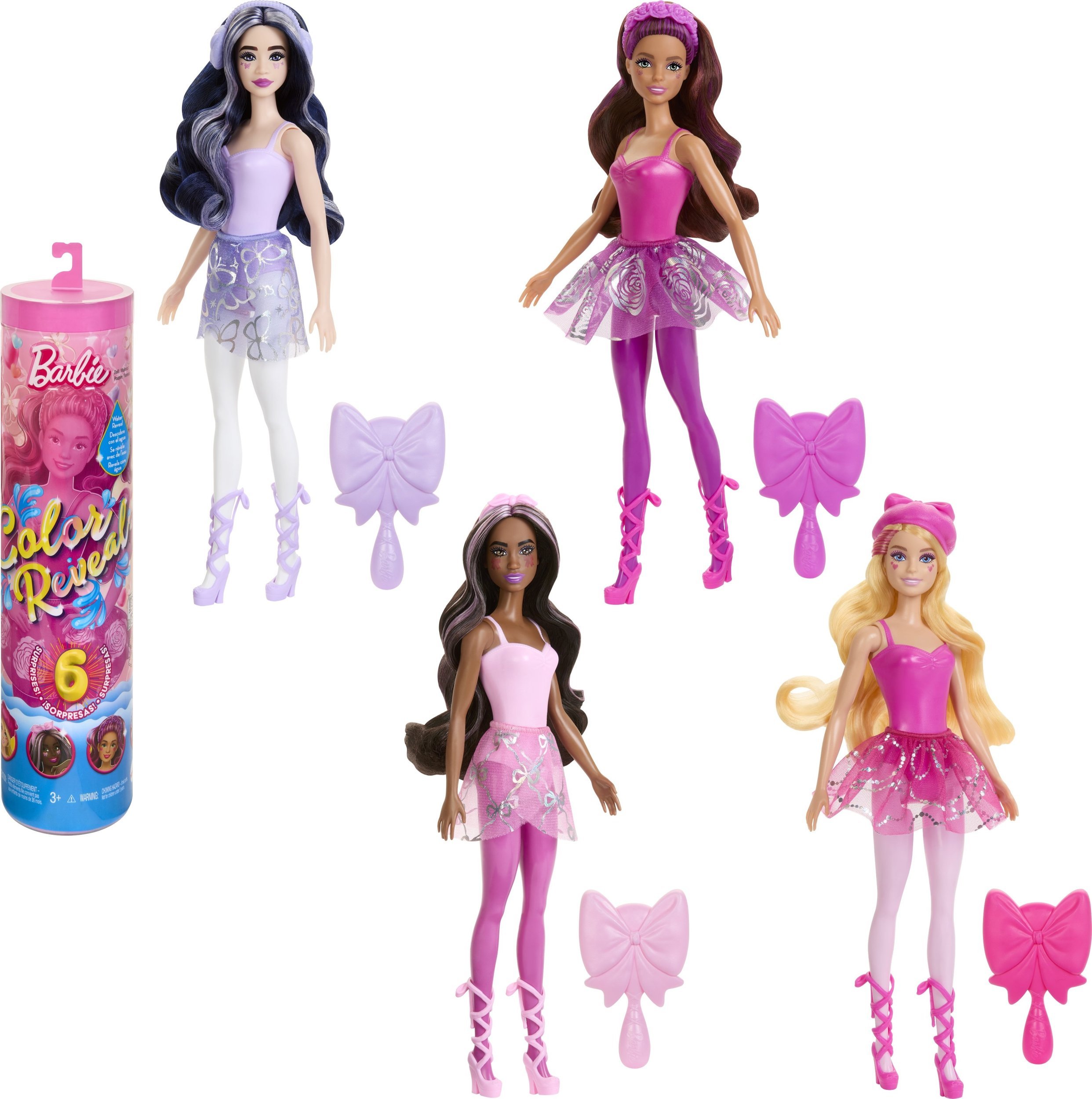Barbie HRK17 Colour Reveal Ballet Dancers Series Lelle (HRK17)