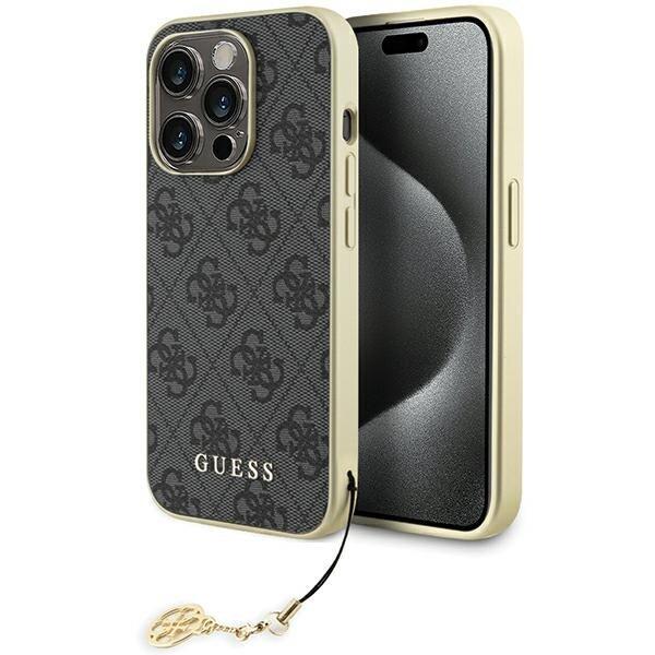Guess 4G Charms Collection Back Case Защитный Чехол для Apple iPhone 15 Pro (GUHCP15LGF4GGR)