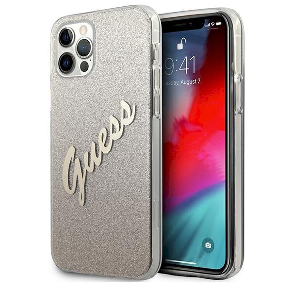 Guess GUHCP12LPCUGLSGO Glitter Gradient Script Hardcase