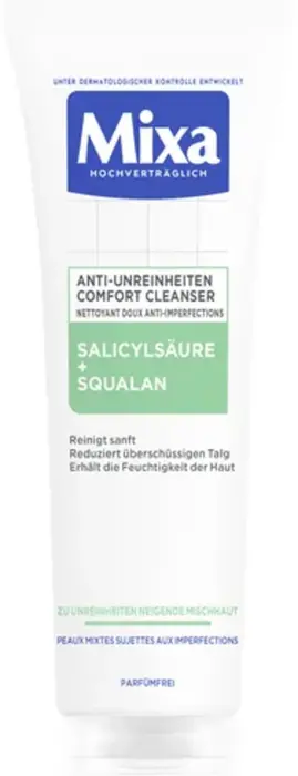 Mixa Anti-Imperfection Comfort Cleanser Attīrošs līdzeklis