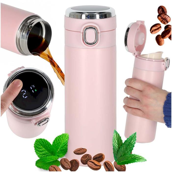 RoGer Termokrūze ar LED Displeju 420ml