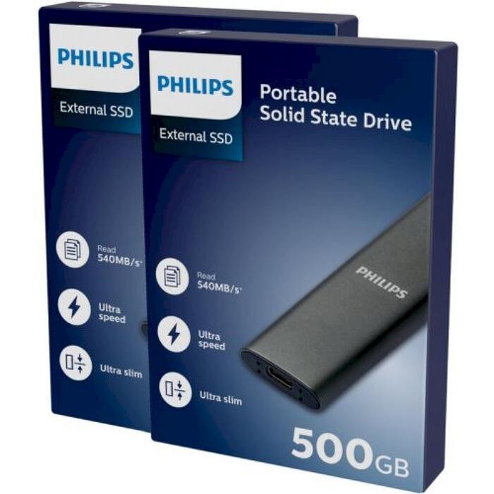 Philips FM50SS030P/00 Ārējais SSD 500GB (FM50SS030P/00)