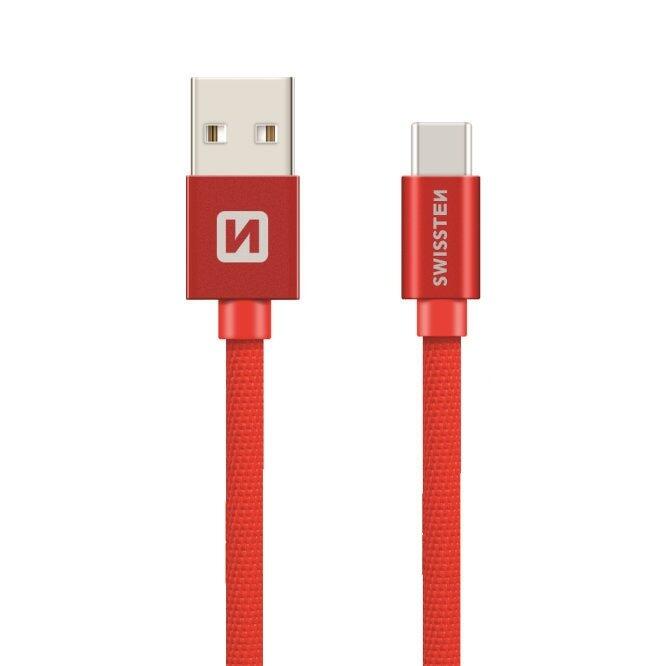 Swissten Textile Universāls Quick Charge 3