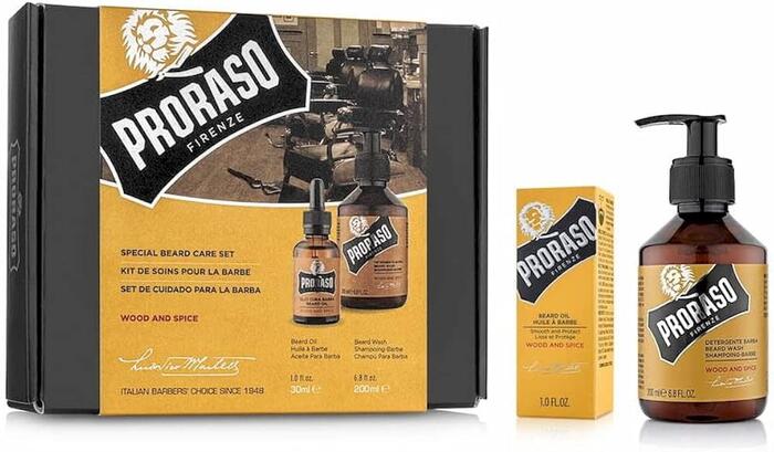 Proraso Wood And Spice Special Набор для ухода за бородой 30 ml + 200 ml (8004395007455)
