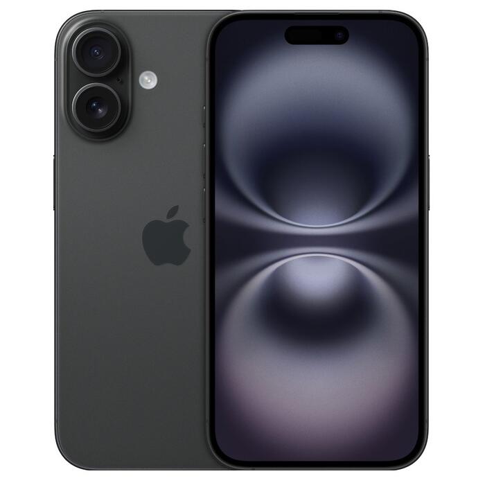 Apple iPhone 16 Мобильный телефон 128GB / Black (MYE73QN/A)