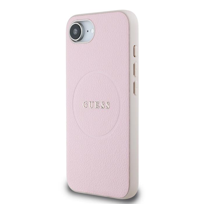 Guess PU Grained Classic Logo MagSafe Case Чехол для Apple iPhone 16e (GUHMPSE4PGHSMMP)