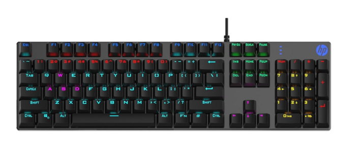 HP GK400F Mehāniskā Spēļu Tastatūra RGB