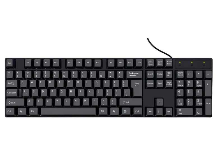 RoGer K1800 Vadu Biroja tastatūra USB