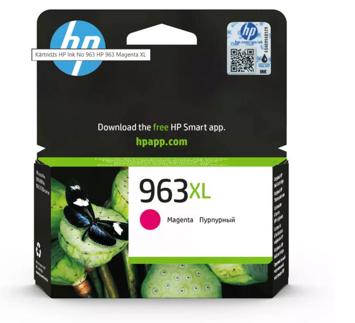 HP 963XL 3JA28AE Magenta Tintes Kārtridžs