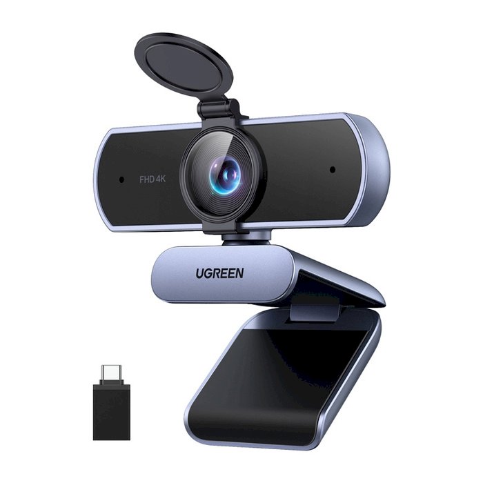 UGREEN CM831 Tīmekļa kamera 4K Ultra HD PDAF ar mikrofonu / pelēks (UG-54587)