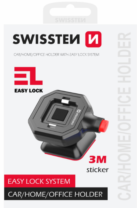Swissten EASY LOCK Telefona Turētājs Mašīnai