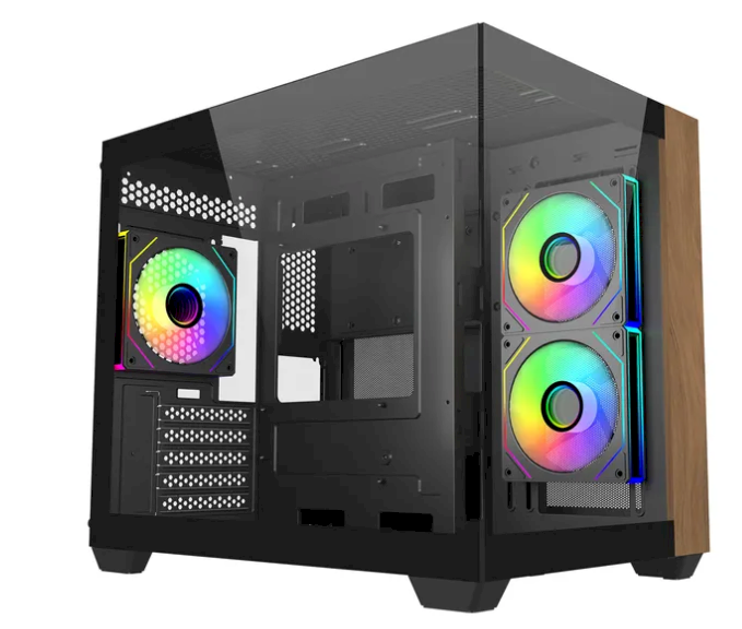 Cooler Master Elite 481 Wood Mini Tower Системный корпус (E481-KHNN-S00)