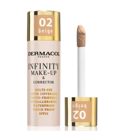 Dermacol Infinity Make-Up & Корректор 02 Beige 20 g (8595003132008)