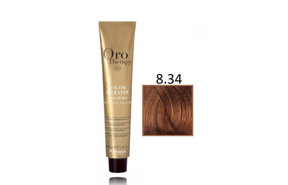 Fanola Oro Therapy Color Keratin Oro Puro Краска для Волос 8.34 100 ml (8032947861767)