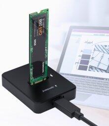 Gembird DD-U3M2 Док-станция USB Type-C / M.2 SATA & NVME /  SSD Drive (DD-U3M2)
