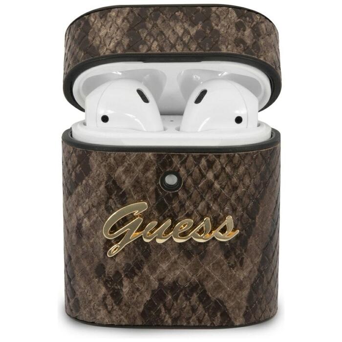 Guess GUACA2PUSNSMLBR Защитный чехол для AirPods Python Collection / коричневый (GUACA2PUSNSMLBR)