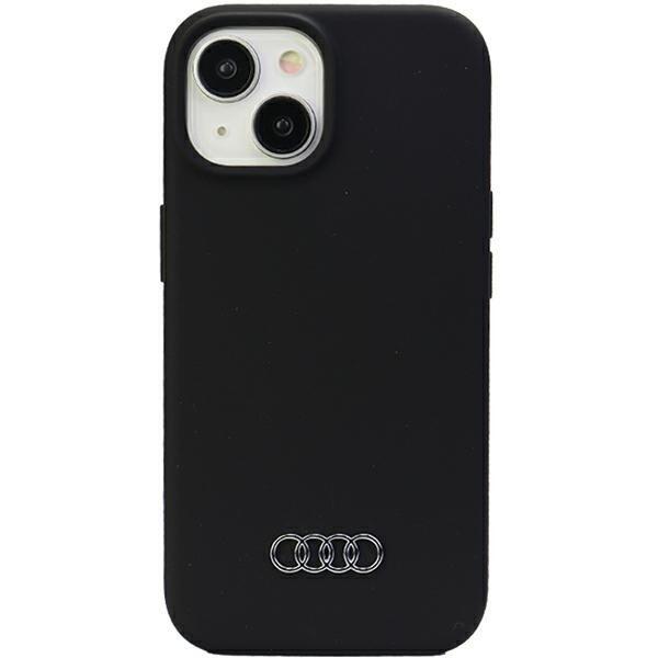 Audi Silicone Back Case Защитный Чехол для Apple iPhone 15 Plus (AU-LSRIP15M-Q3/D1-BK)