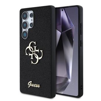 Guess Fixed Glitter Big 4G Metal Logo Защитный чехол для Samsung Galaxy S25 Ultra (GUHCS25LHG4SGK)
