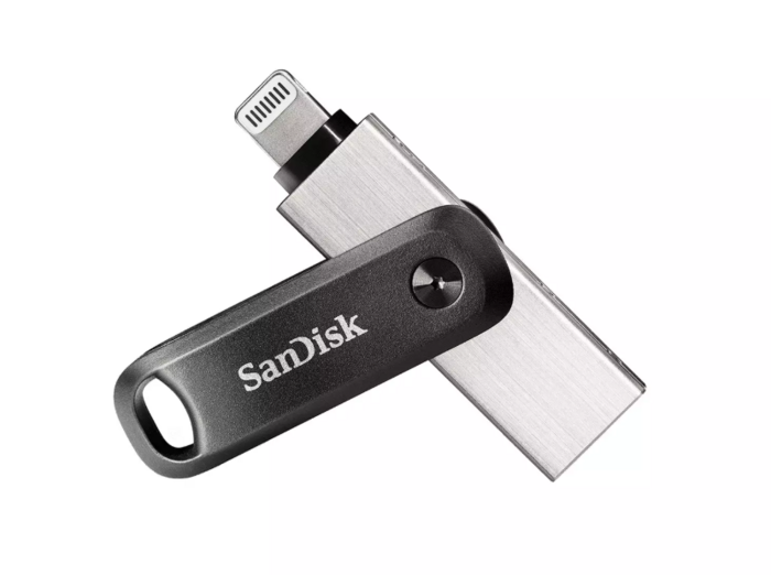 SanDisk iXpand Flash Drive Go Dual-Connector Zibatmiņa priekš iPhone un Datoriem / 64GB (SDIX60N-064G-GN6NN)