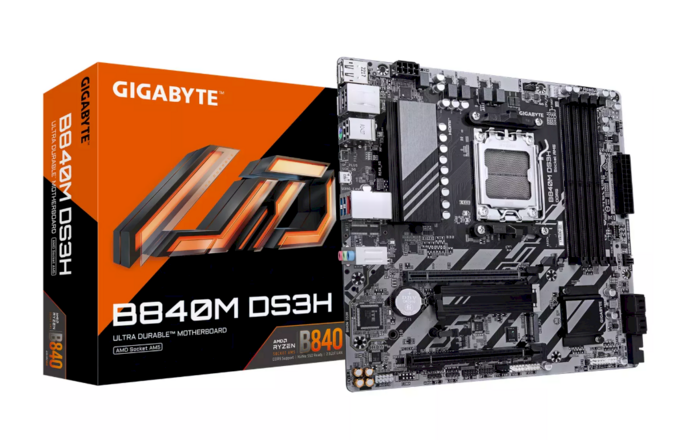 Gigabyte B840M DS3H Mātesplate Socket AM5