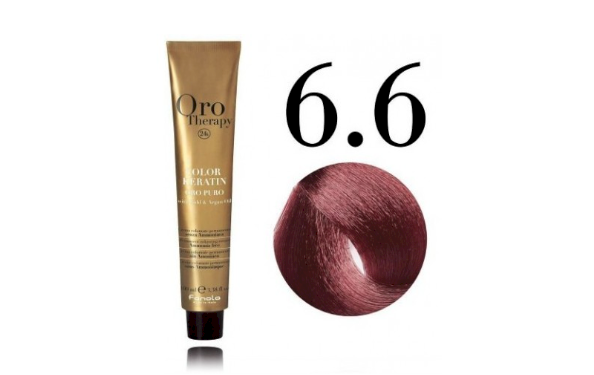 Fanola Oro Therapy Color Keratin Oro Puro Краска для Волос 6.6 100 ml (8032947864560)
