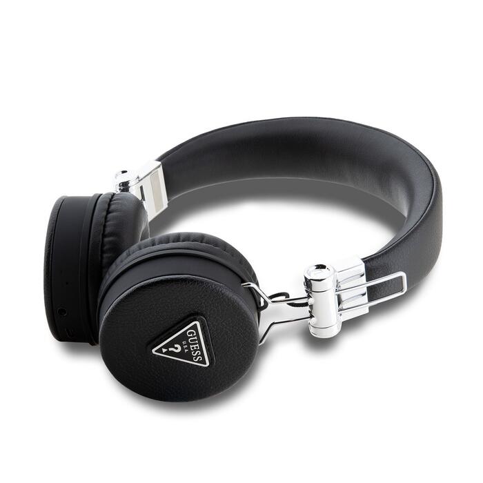 Guess PU Grained Triangle Logo ENC Беспроводные Наушники (GUBH70PGTSPSK)