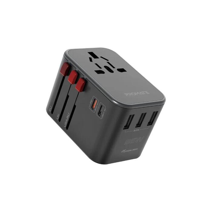 Promate TripMate-36W Universals Tīkla lādētājs 36W
