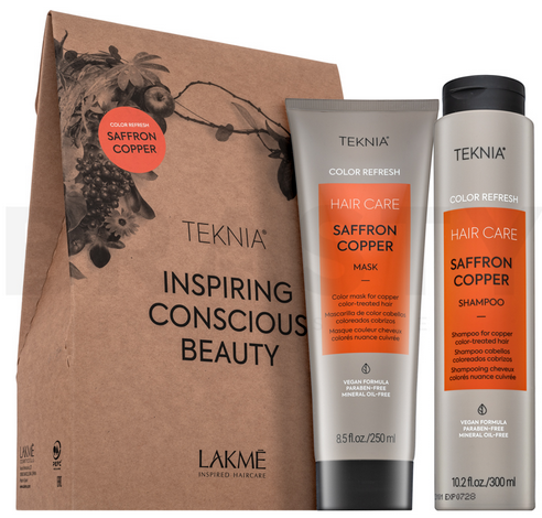 Lakmé Teknia Color Refresh Saffron Copper Набор 300 ml / 250 ml (8429421442565)