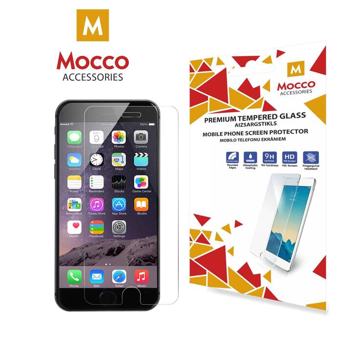 Mocco Tempered Glass Защитное стекло для экрана Apple iPhone 6 / 6S (MOC-T-G-AP-IP6)