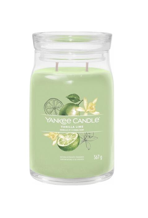 Yankee Candle Aromātiskā Svece Vanilla Lime 567g (5038581129051)
