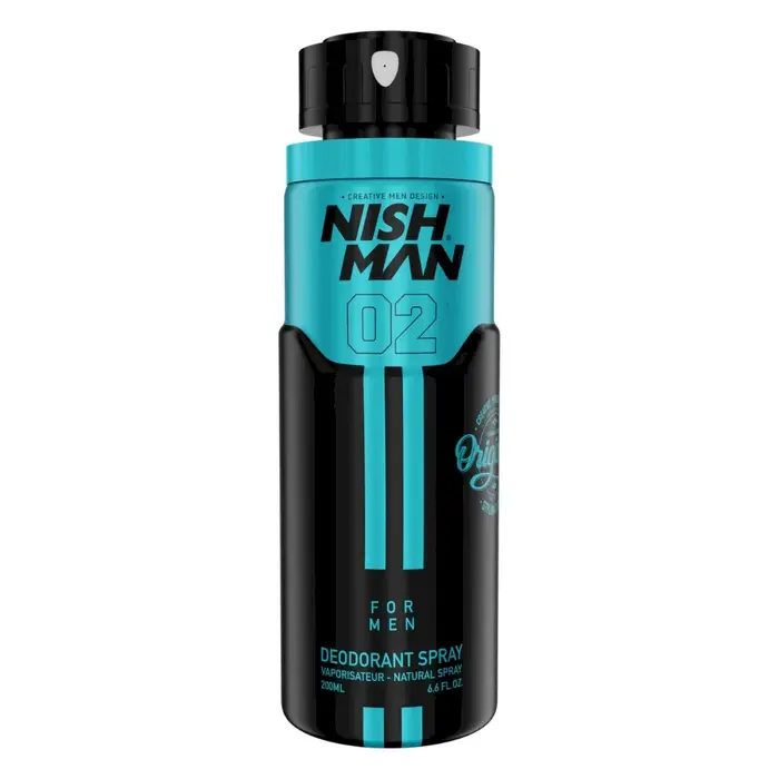 Nishman 02 Deodorant Spray Дезодорант 200 ml (8682035089537)