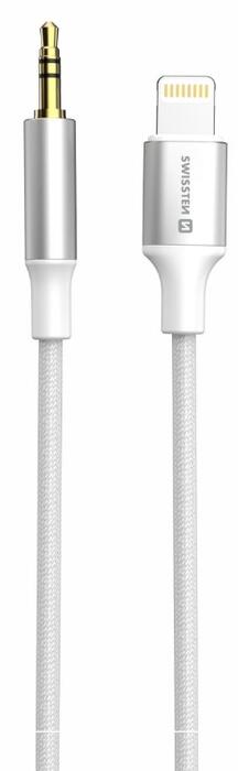 Swissten Audio Adapter Textile Lightning -