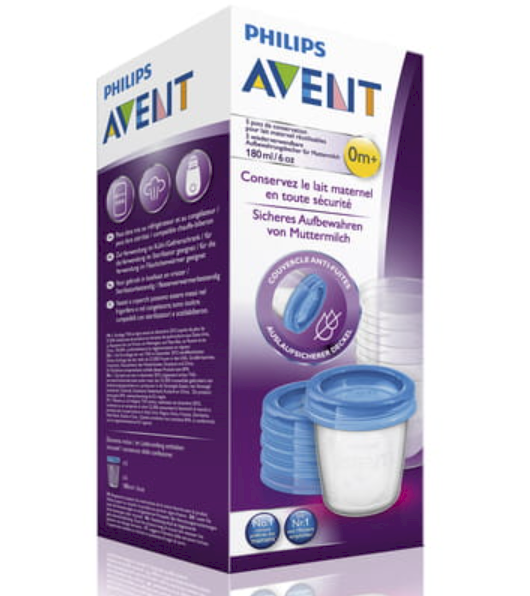 Philips AVENT SCF619/05 Krūts piena uzglabāšanas
