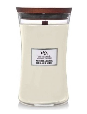 Woodwick White Tea & Jasmine Aromātiskā
