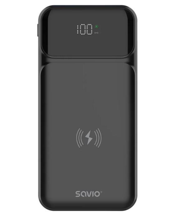 SAVIO BA-09 Bezvadu Ārējā baterija 10000mAh