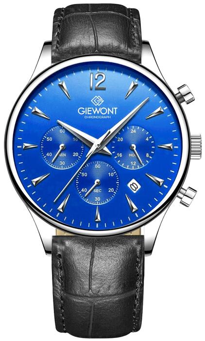 Giewont Мужские часы Chronograph Sapphire GW6310-A3 / чёрно-синий (GW6310-A3)