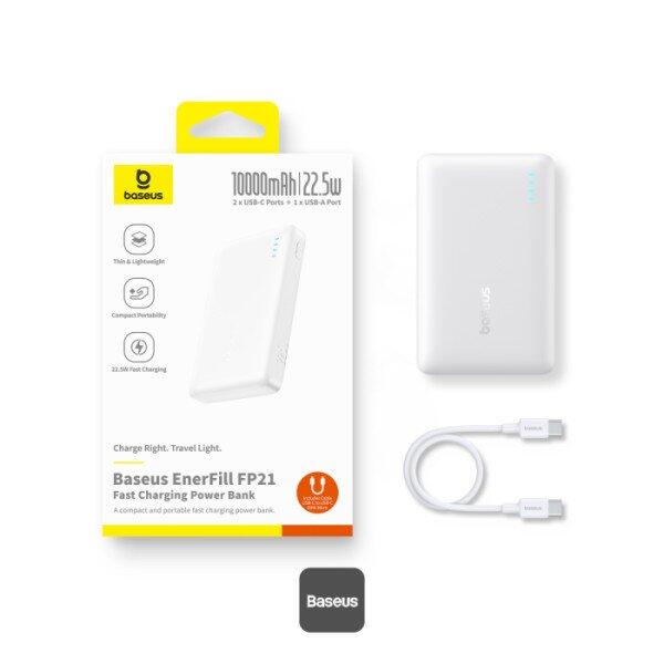 Baseus EnerFill FP21 Pārnēsājamā baterija 10000