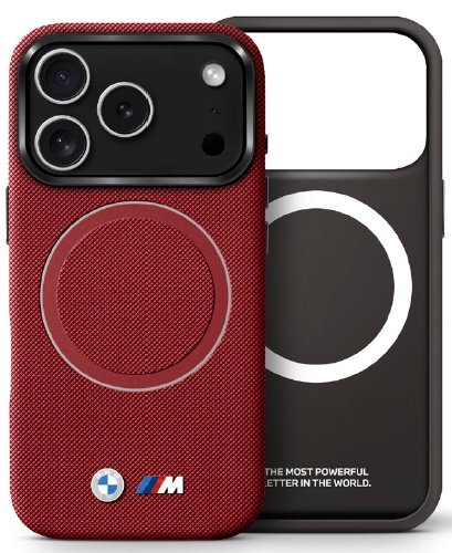BMW M FW Metal Logo MagSafe Case Защитный Чехол для Apple iPhone 17 Pro (BMHMP17L25PFWSMR)