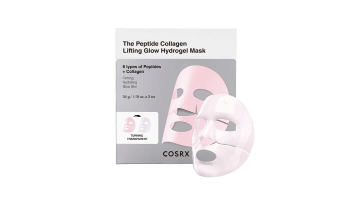 COSRX The Peptide Collagen Lifting Glow Hydrogel Mask Набор Масок 3шт (8809598457232)