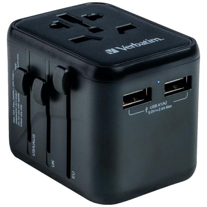 Verbatim UTA-01 Universāls Ceļojumu Adapters (49543V)