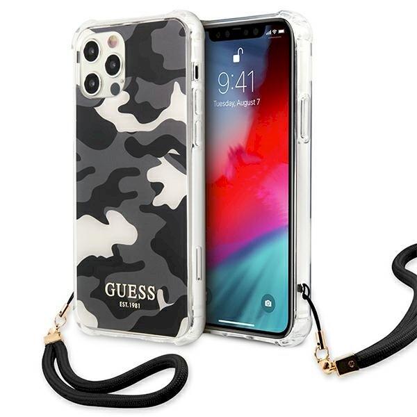 Guess GUHCP12LKSARBK Camo Collection Aizsargapvalks priekš